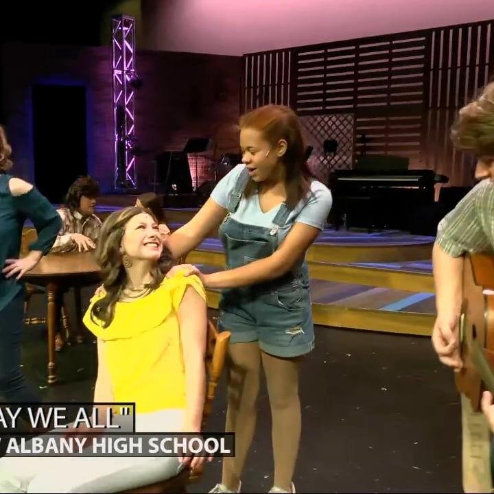 Keith Kaiser meets a cast member of "May We All"